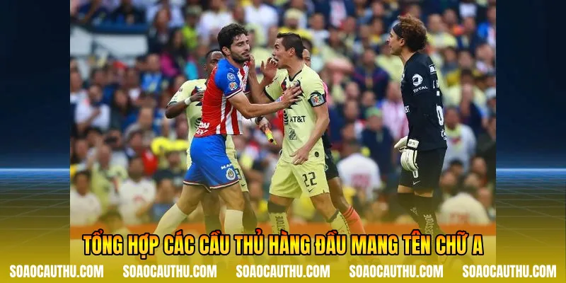 Tổng hợp các cầu thủ hàng đầu mang tên chữ A