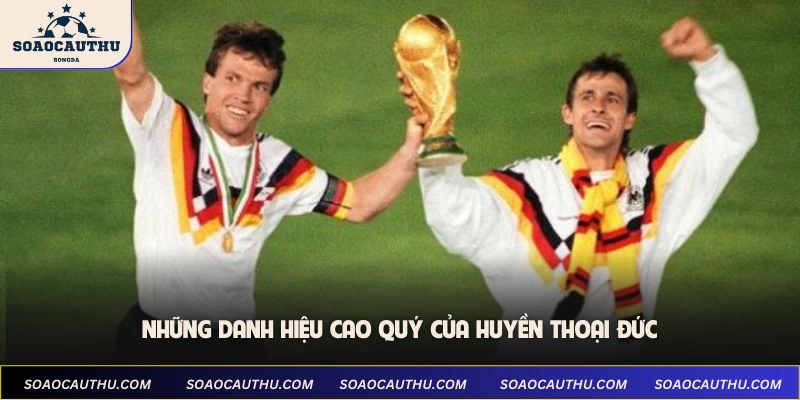 Những danh hiệu cao quý của huyền thoại Đức