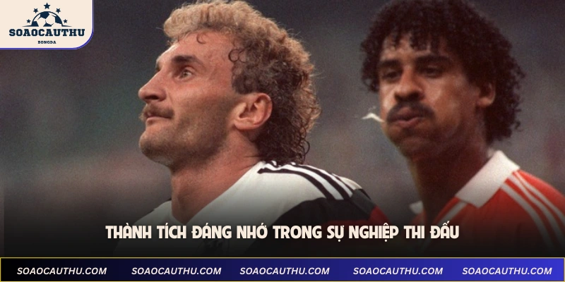 Thành tích đáng nhớ trong sự nghiệp thi đấu