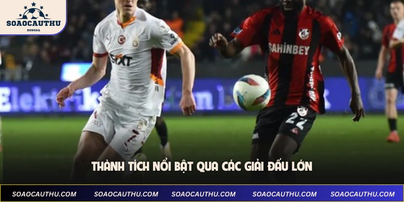 Thành tích nổi bật qua các giải đấu lớn